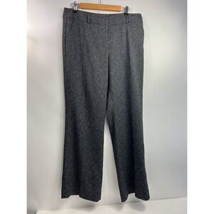 Liz Claiborne Pants Women's Size 12 Gray Flecked Bootcut Wide Waistband